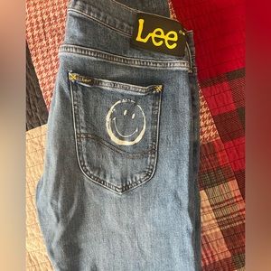 Lee x Smiley Slim/Skinny jeans
